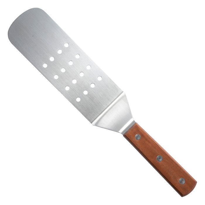 Winco, TN409, Turner, Perforated, Stainless Steel