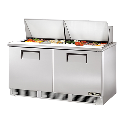 True Manufacturing, TFP-64-24M-HC, Refrigerated Counter, Mega Top Sandwich / Salad Unit, 115V, Made In USA