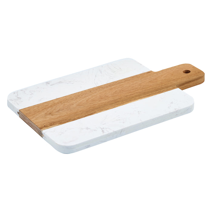 Winco, SBMW-117, Marble and Wood Serving Board