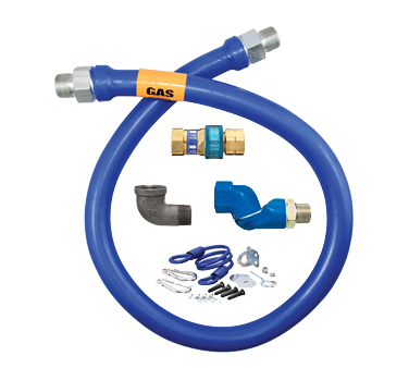 Dormont Manufacturing, 16100BPQSR48BX, Gas Connector Hose Assembly