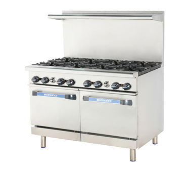 Turbo Air, TAR-8, Range, 48" Restaurant, Gas, 8 Burners