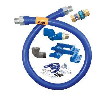 Dormont Manufacturing, 16100BPQSR60PS, Gas Connector Hose Assembly