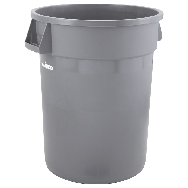 Winco, PTC-32G2, Trash Can / Container, Commercial, 32 Gallon, Gray