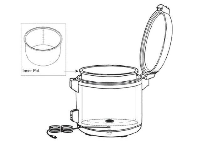 Thunder Group, SEJ6012, Gas & Electric Units; Electric Rice Cooker Accessories