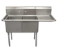 Serv-Ware, D2CWP1620R-18, Sink, (2) Two Compartment
