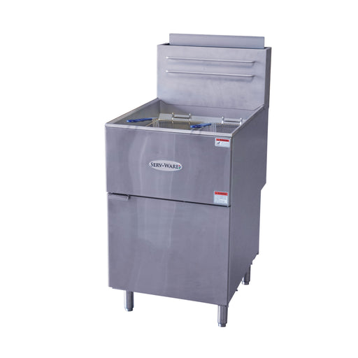 Serv-Ware, SGF-70N, Fryer, Gas, Floor Model, Full Pot