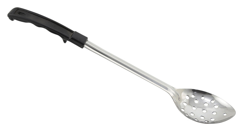 Winco, BHPN-15, Serving Spoon, Perforated, 15" L, Black, Plastic