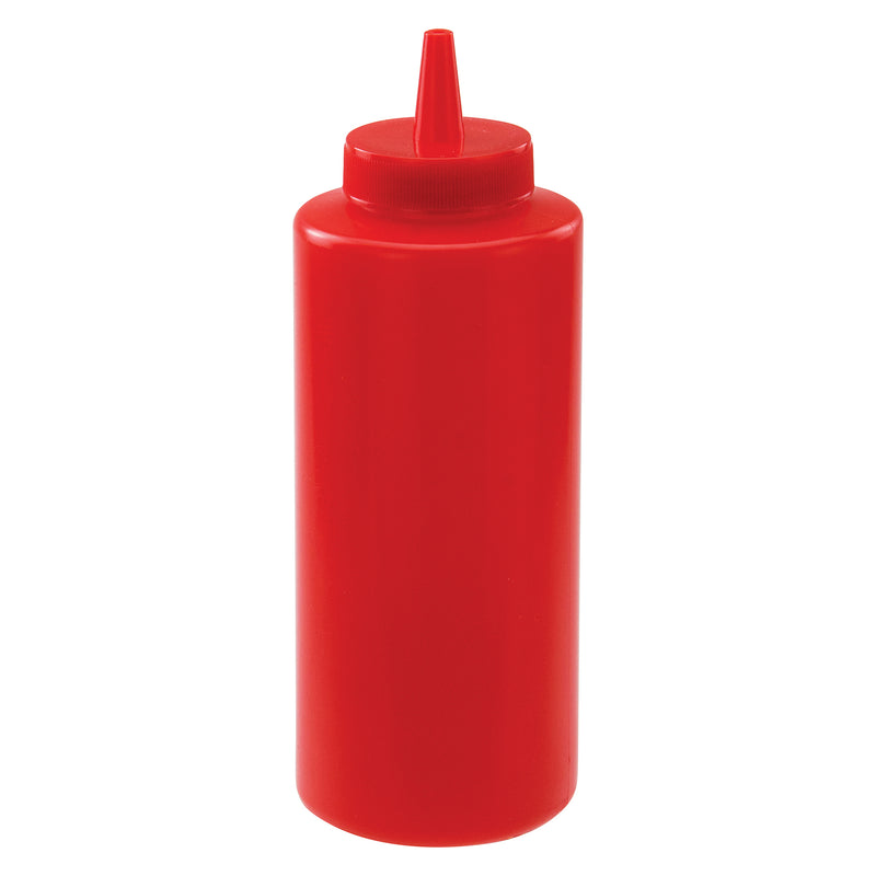 Winco, PSB-12R, Squeeze Bottle, Plastic