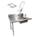 BK Resources, BKSDT-26-L-SS-P2-G, Dishtable, Soiled