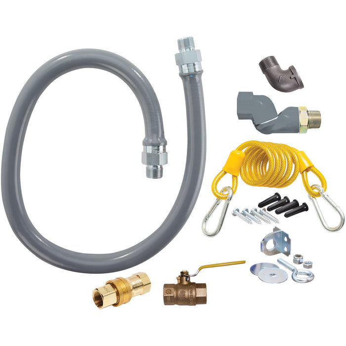 Dormont Manufacturing, RG50S48, Gas Connector Hose Kitw/SwivelMax