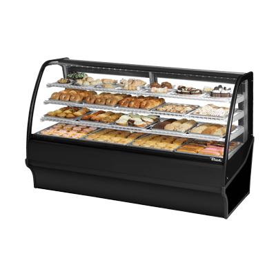 True Manufacturing, TDM-DC-77-GE/GE-B-W, Display Case, Non-Refrigerated Bakery