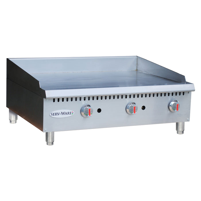 Serv-Ware, STGS-36, Griddle, Gas, Countertop