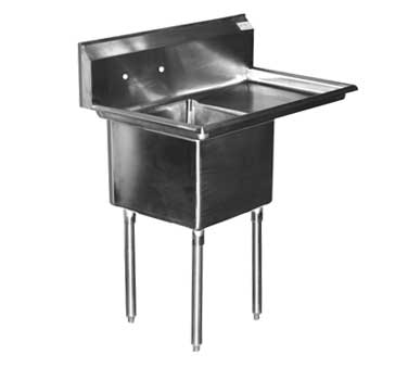 Serv-Ware, E1CWP2424R-24-V, Sink, (1) One Compartment
