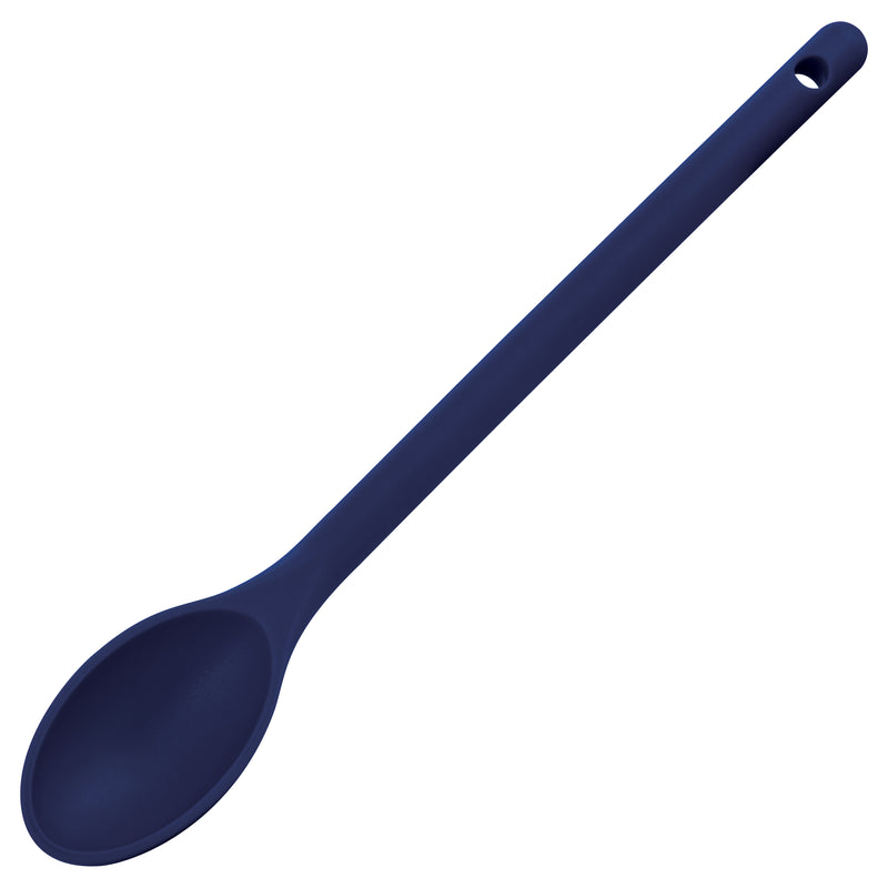 Winco, NS-12B, Serving Spoon, Solid, Blue, Nylon