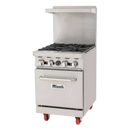 Migali, C-RO4B-NG, Commercial Range with Oven