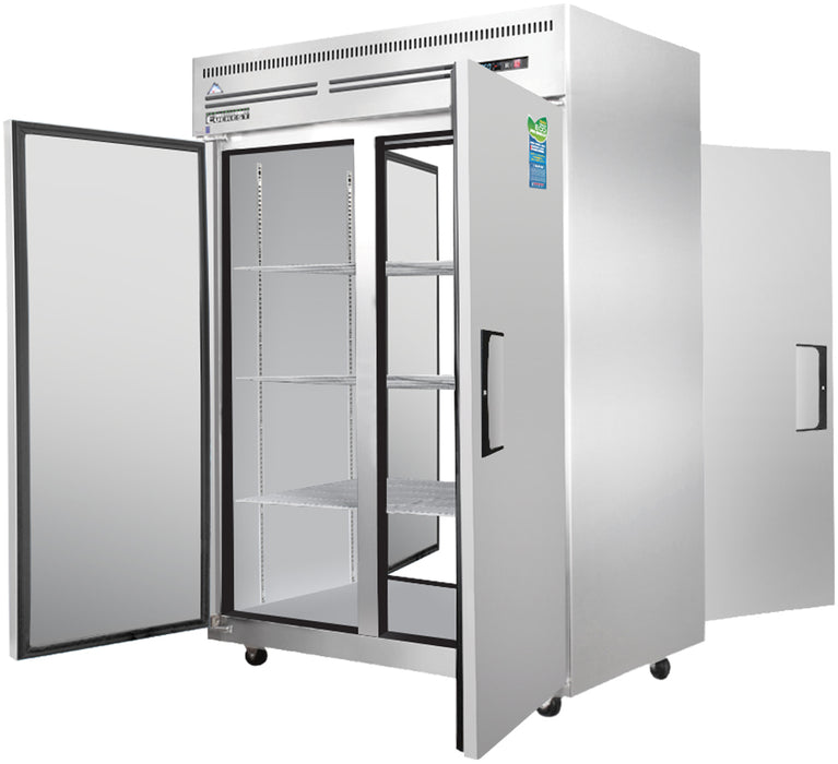 Everest Refrigeration, ESPT-2S-2S, Upright Reach-In Pass-Thru Refrigerator