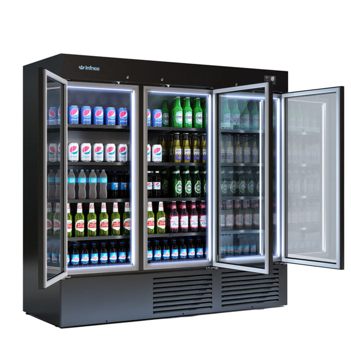 Infrico, IMD-ERC200PHBT, Hinged Door Merchandiser
