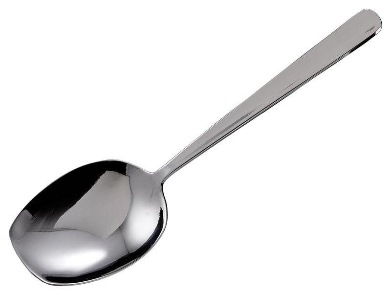 Winco, SRS-8, Serving Spoon, Solid, Stainless Steel