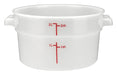 Winco, PPRC-2W, Round Food Storage Containers