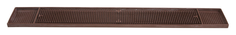 Winco, BM-327B, Bar Mat, Brown, Rubber