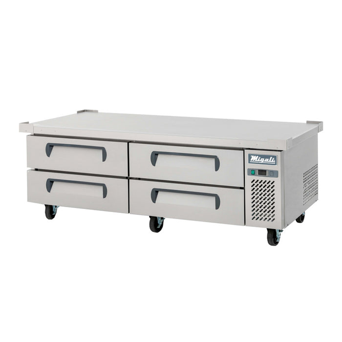 Migali, C-CB72-HC, Commercial Chef Base Refrigerator
