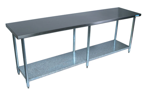 BK Resources, CVT-9624, Work Table,  85" - 96", Stainless Steel Top