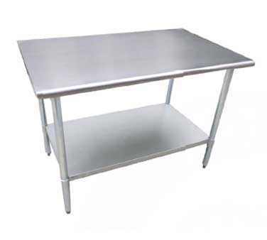 Serv-Ware, T3072CWP-16S, Work Table,  63" - 72", Stainless Steel Top