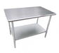 Serv-Ware, T3072CWP-16S, Work Table,  63" - 72", Stainless Steel Top