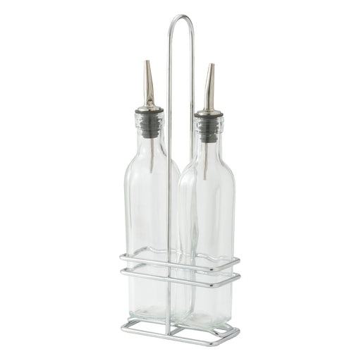 Winco, GOB-16S, Oil & Vinegar Cruet Set