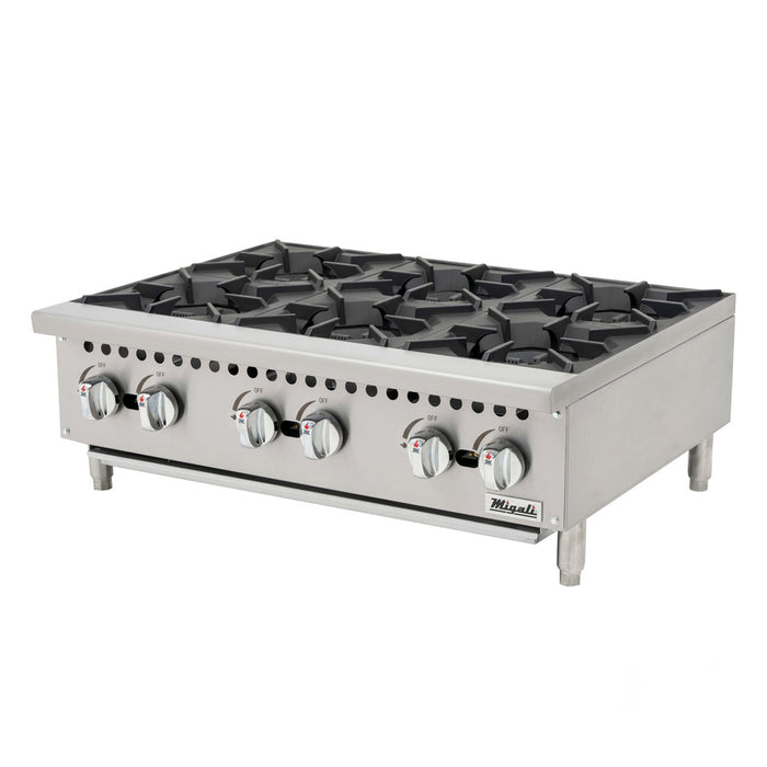 Migali, C-HP-6B-36, Commercial Counter-top Range Hot Plate