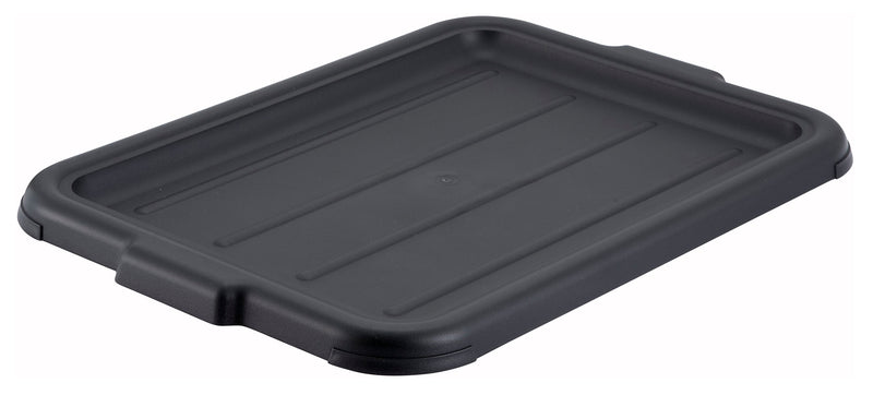 Winco, PL-57K, Bus Box / Tub Cover, 21.75" L, Black, Polypropylene
