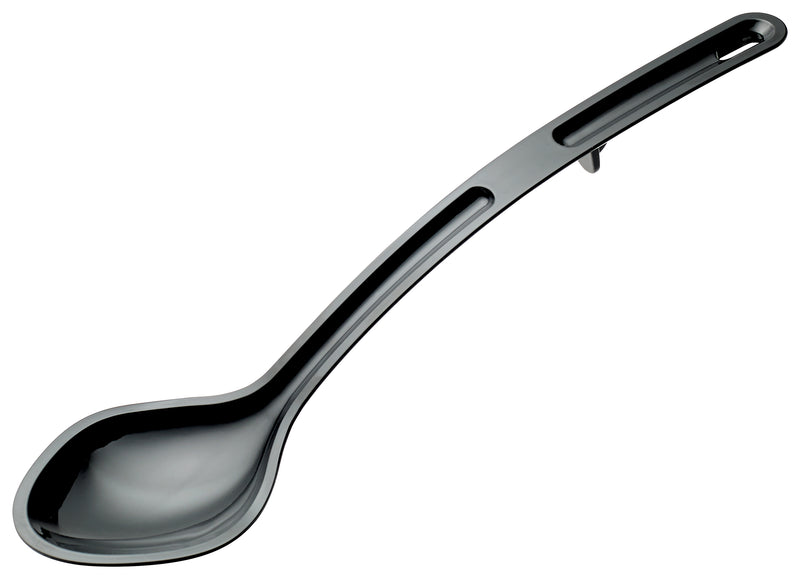 Winco, CVSS-13K, Serving Spoon, Solid, Black, Polycarbonate