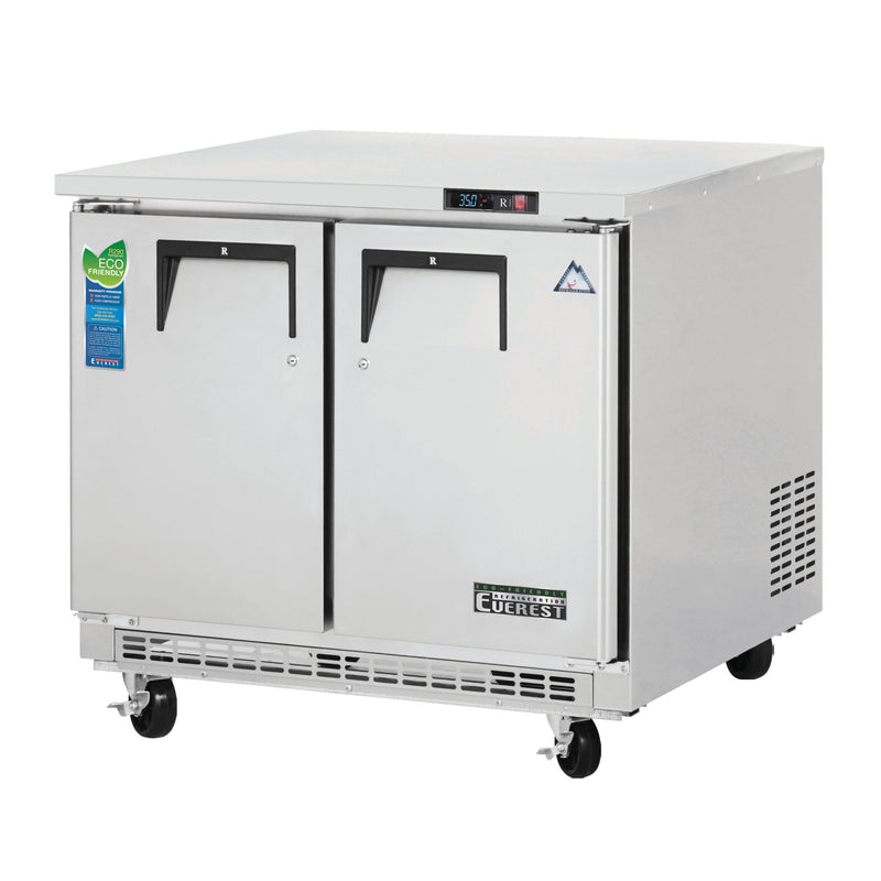 Everest Refrigeration, ETBSR2, Refrigerator, Undercounter, Reach-In