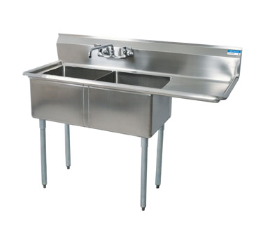BK Resources, BKS-2-1620-12-18R, Sink, (2) Two Compartment