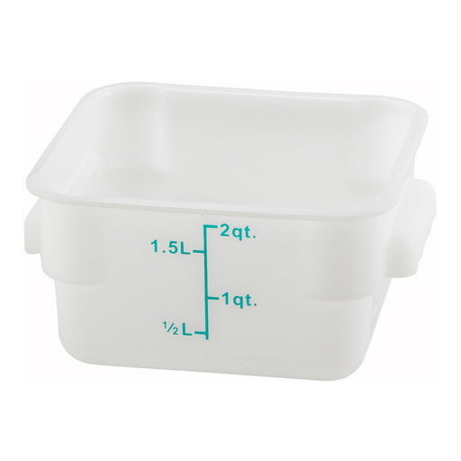 Winco, PTSC-2, Square Food Storage Containers