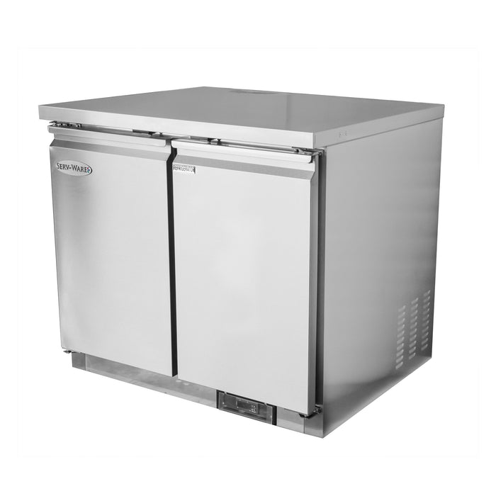 Serv-Ware, UCR-36-HC-T, Refrigerator, Undercounter, Reach-In