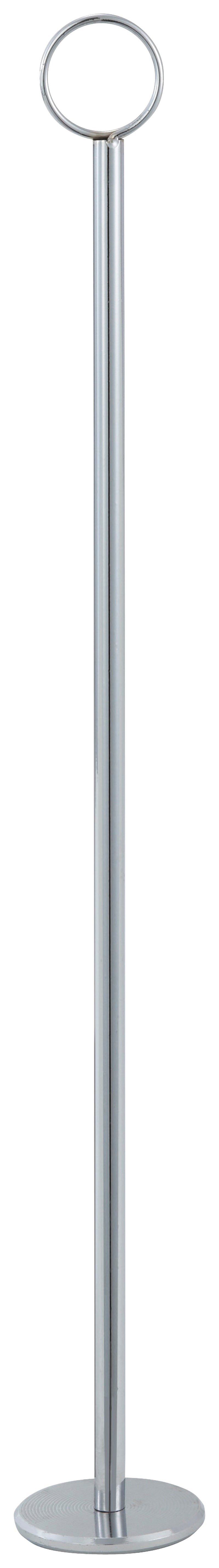 Winco, TBH-18, Menu Card Holder / Number Stand, Chrome-Plated, Steel