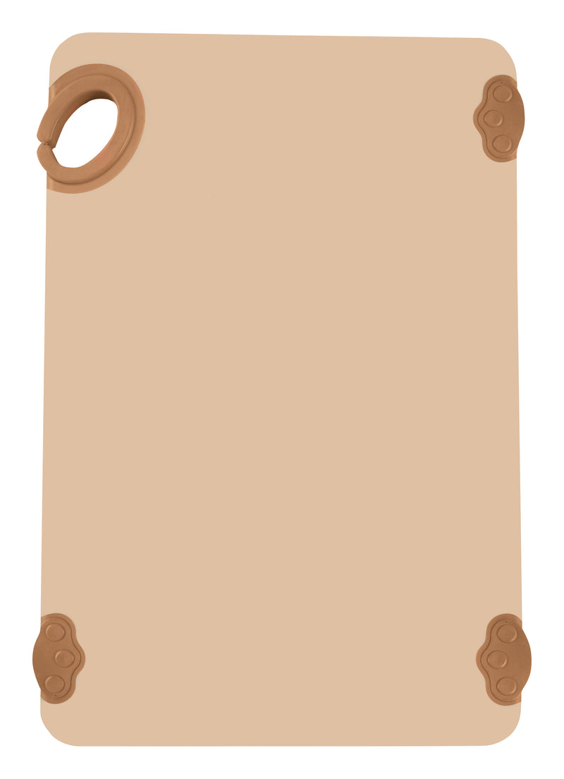 Winco, CBK-1218BN, Cutting Board, Plastic, Co-Polymer, Brown, 18" L