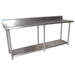 BK Resources, CVTR5-8430, Mesa de trabajo, 84", con tapa de acero inoxidable