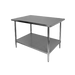 Thunder Group, SLWT43048F, Work Table,  40" - 48", Stainless Steel Top