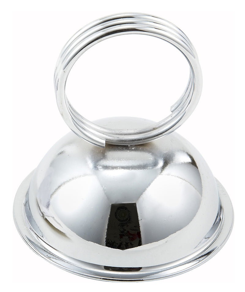Winco, MH-2, Menu Card Holder / Number Stand, Stainless Steel