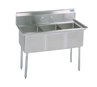BK Resources, BKS-3-18-12, Sink, (3) Three Compartment