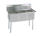 BK Resources, BKS-3-15-14S, Sink, (3) Three Compartment
