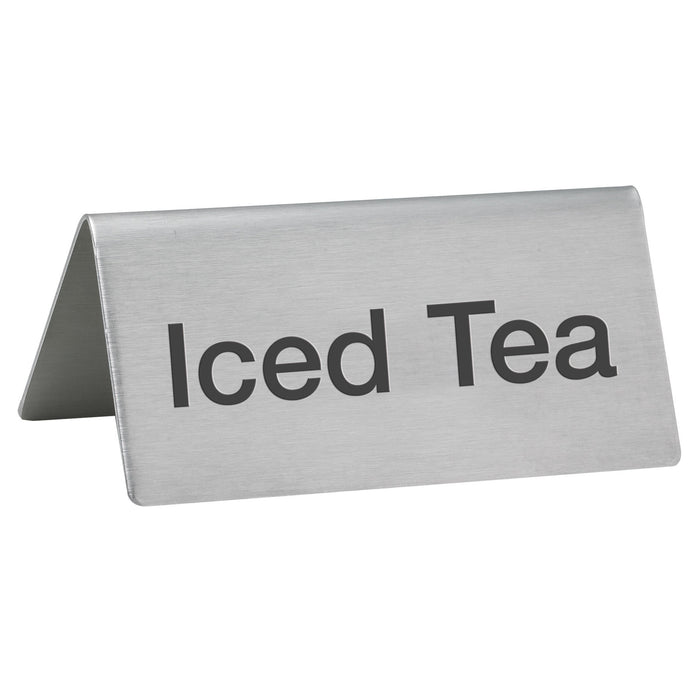 Winco, SGN-105, Tabletop Sign, Tent / Card
