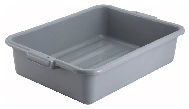 Winco, PL-5G, Bus Box / Tub, Gray, Polypropylene, 25.59" W
