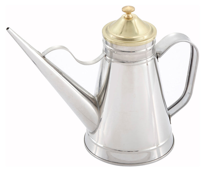 Winco, OC-24, Oil Can, 24 Oz., Brass
