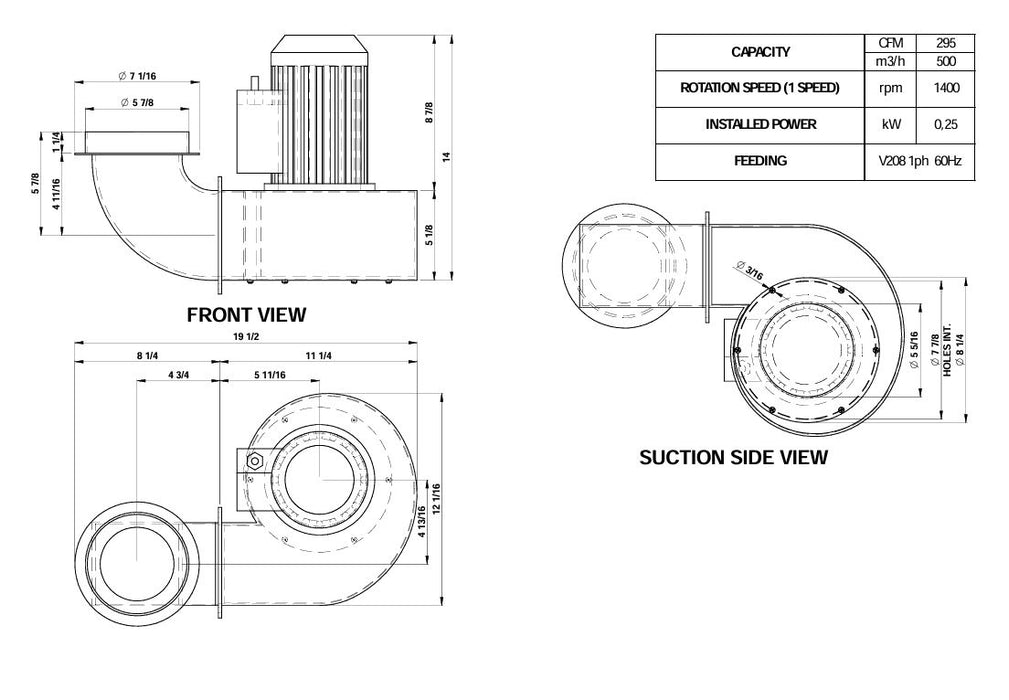 Moretti Forni 68505630 Exhaust Fan