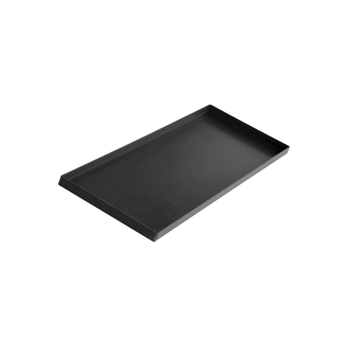 AMPTO TAG3020 Black/Blue Steel X cross Tray for Pizza Al Taglio 30 x 20 x 2 cm
