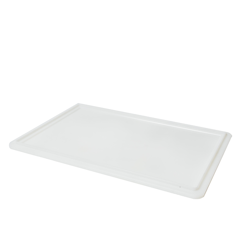 AMPTO 100002W Tapa para caja de masa, 15-3/4'' x 23-5/8''. Blanco