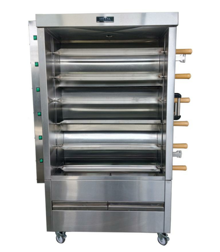 METAL SUPREME FRG6VE Chicken Rotisserie - 30 Chickens-Gas